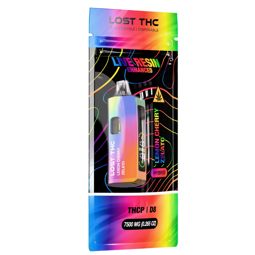 Lost THC Rainbow V2 D8 THCP Disposable Vape 7.5G