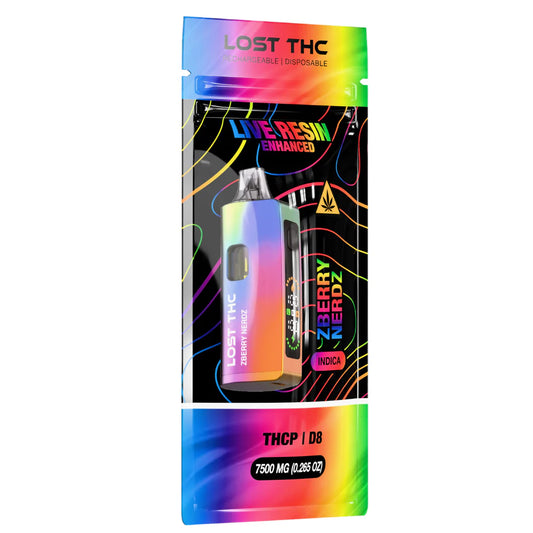 Lost THC Rainbow V2 D8 THCP Disposable Vape 7.5G