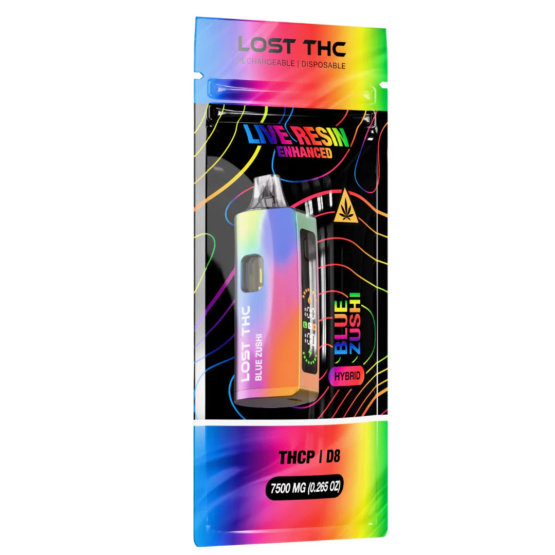 Lost THC Rainbow V2 D8 THCP Disposable Vape 7.5G