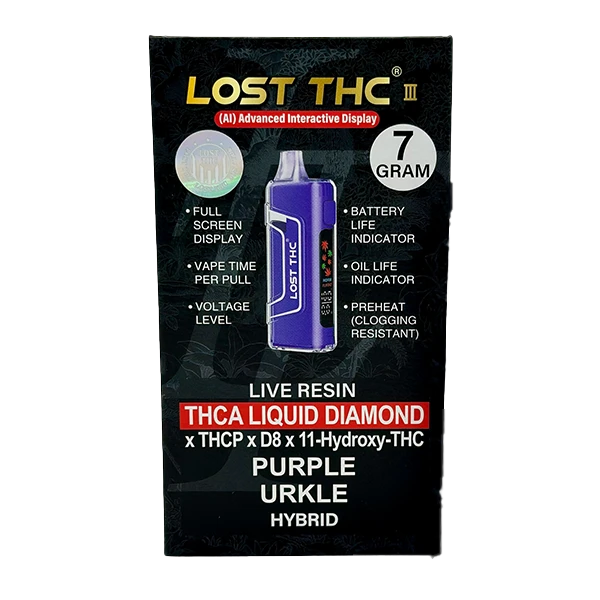 Lost THC Liquid Diamond THCa Disposable Vape 7G SG Fulfillment Center Lost THC Liquid Diamond THCa Disposable Vape 7G SG Fulfillment Center