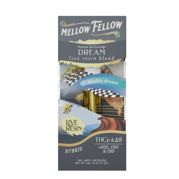 Mellow Fellow Live Resin Premium Blend Vape Cartridges I 2ML