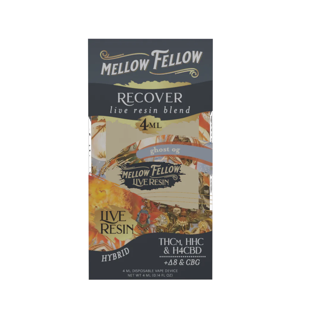 Mellow Fellow LIVE RESIN Premium Blend Disposable Vape Device I 4ML
