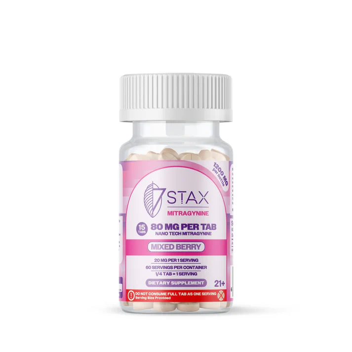 7Stax Nano Tech MIT Kratom Tablets (1200mg-15ct)