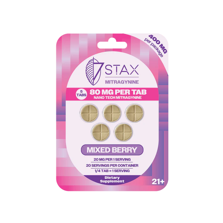 7Stax Nano Tech MIT Kratom Tablets (400mg - 5 Count)