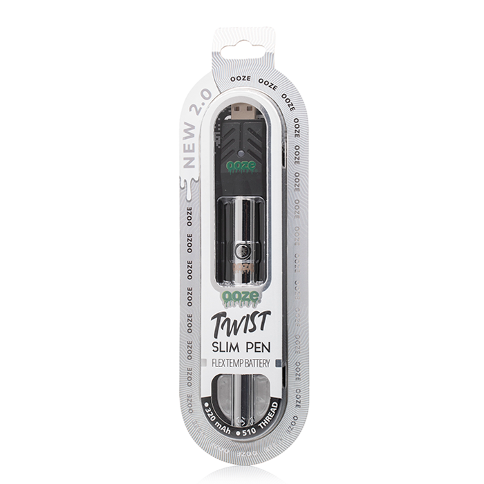 OOZE SLIM TWIST PEN 2.0 FLEX TEMP VAPE CARTRIDGE BATTERY