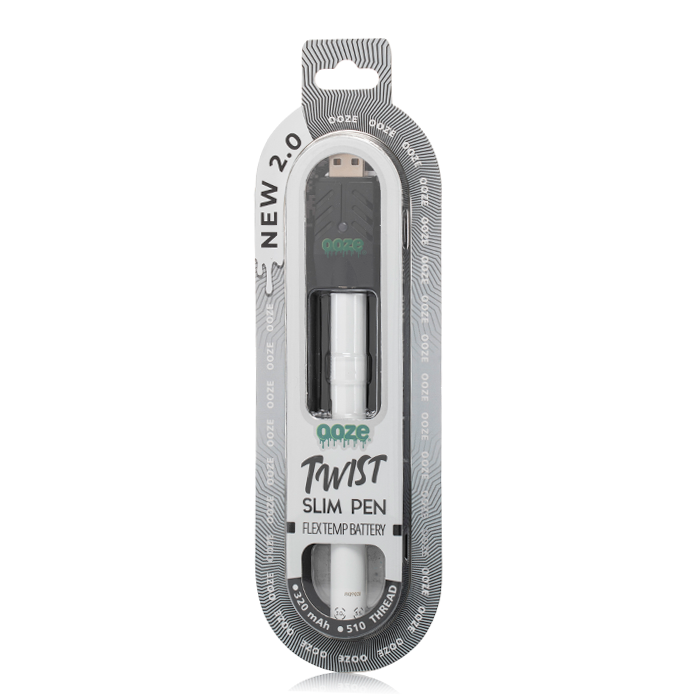 OOZE SLIM TWIST PEN 2.0 FLEX TEMP VAPE CARTRIDGE BATTERY