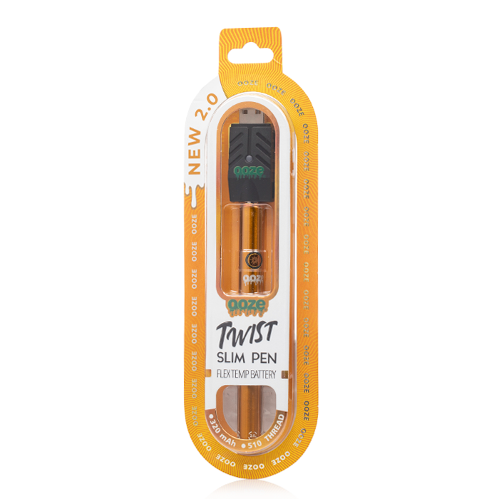 OOZE SLIM TWIST PEN 2.0 FLEX TEMP VAPE CARTRIDGE BATTERY