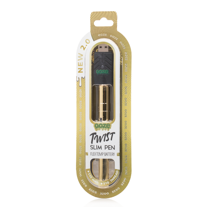 OOZE SLIM TWIST PEN 2.0 FLEX TEMP VAPE CARTRIDGE BATTERY