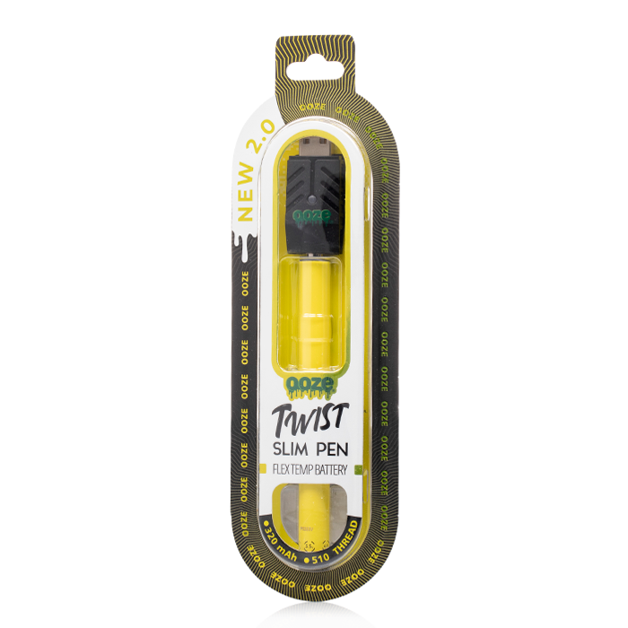 OOZE SLIM TWIST PEN 2.0 FLEX TEMP VAPE CARTRIDGE BATTERY
