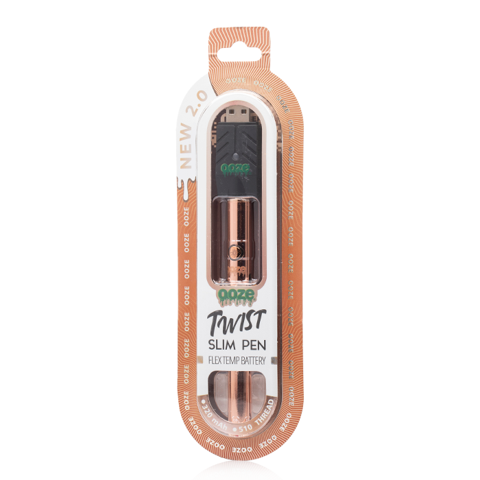 OOZE SLIM TWIST PEN 2.0 FLEX TEMP VAPE CARTRIDGE BATTERY