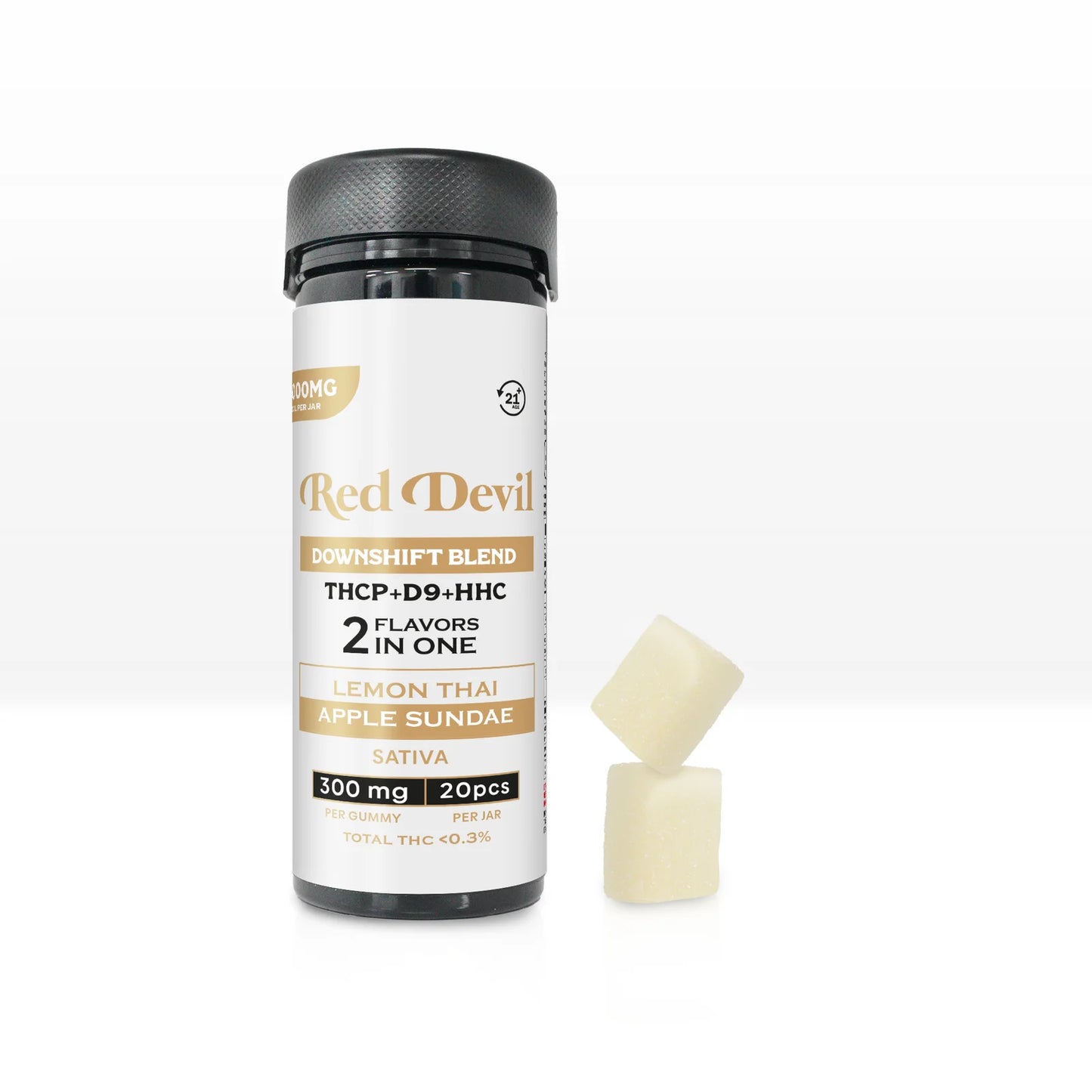 Red Devil Downshift Blend THC DUAL Gummies I 6000MG