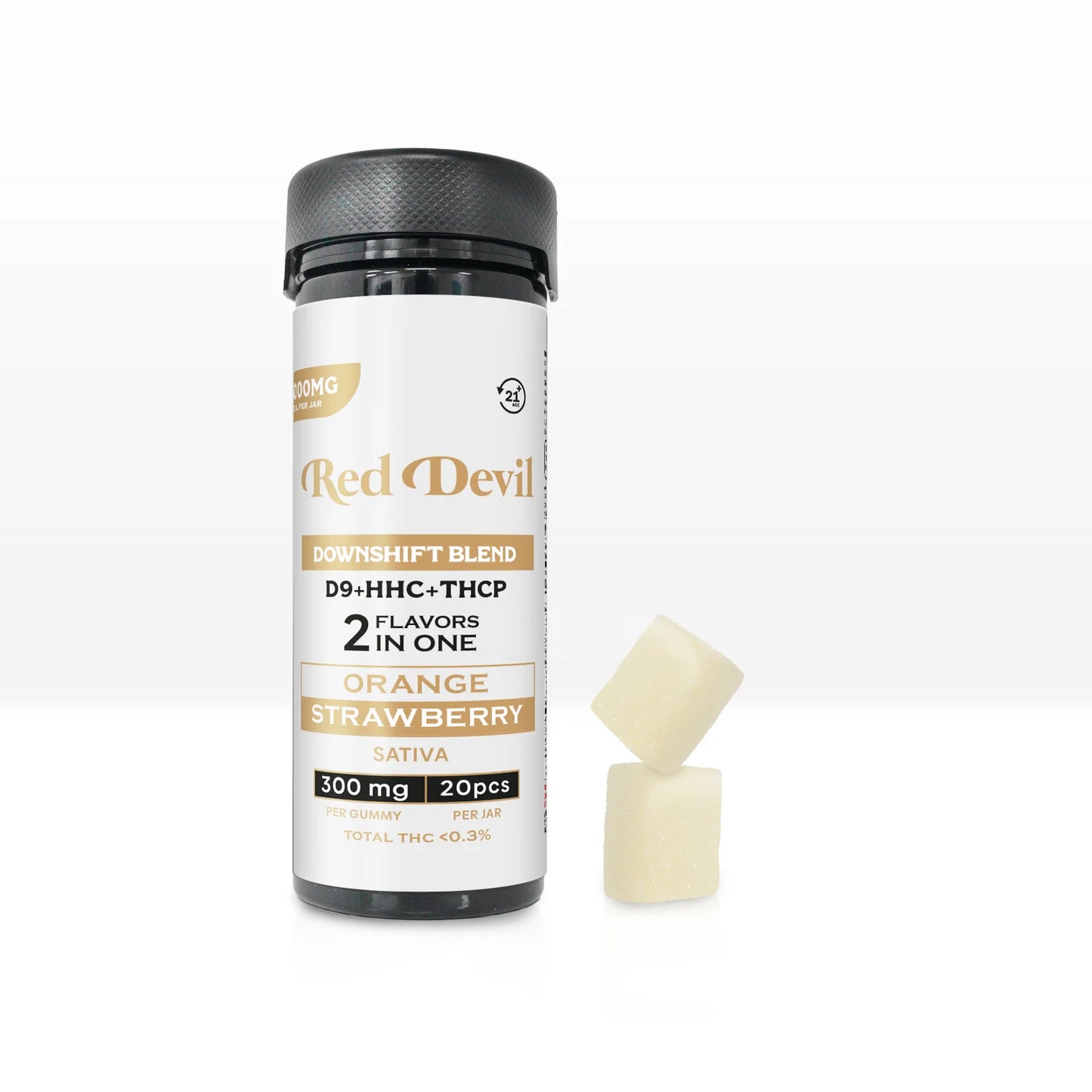 Red Devil Downshift Blend THC DUAL Gummies I 6000MG