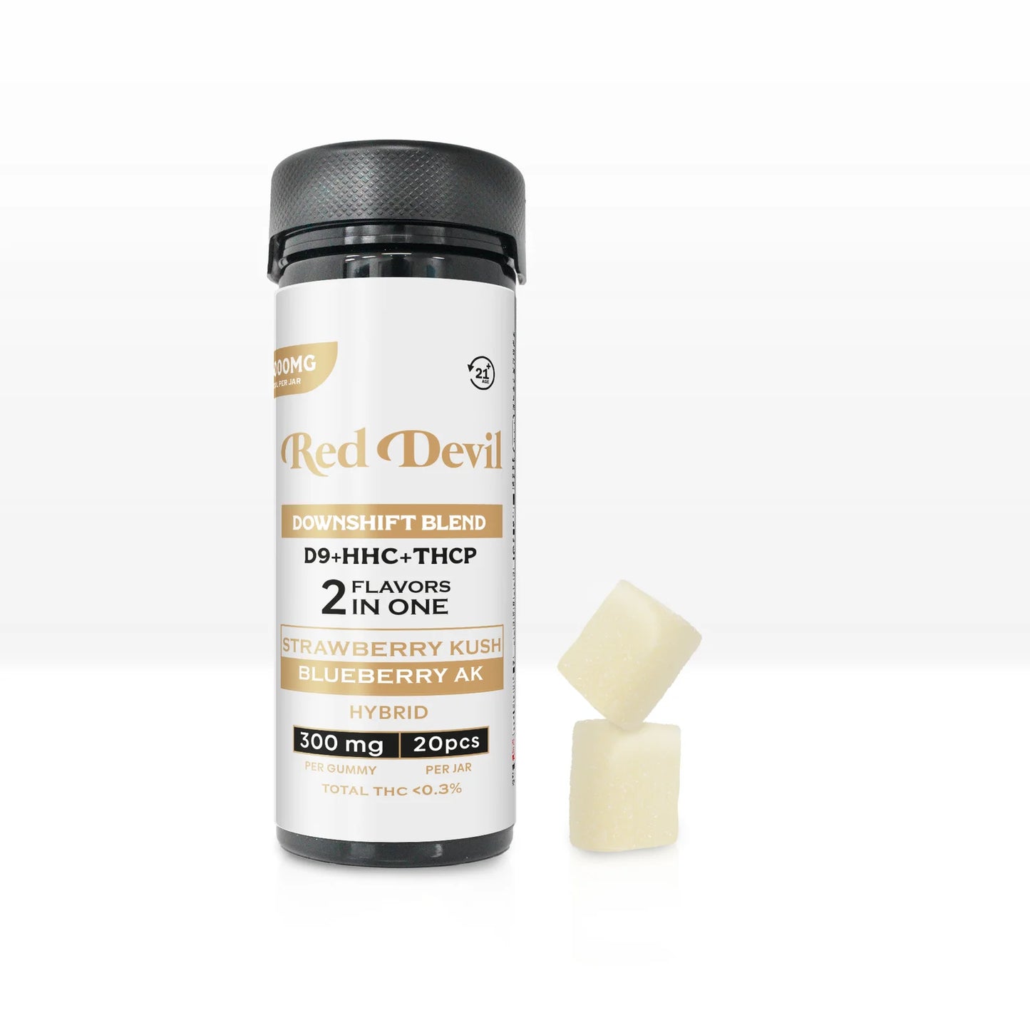 Red Devil Downshift Blend THC DUAL Gummies I 6000MG