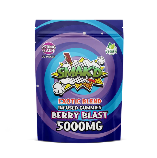 Smak'd Exotic Blend Gummies I 5000mg