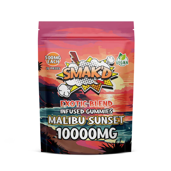 Smak'd Exotic Blend THC Infused Gummies I 10000mg