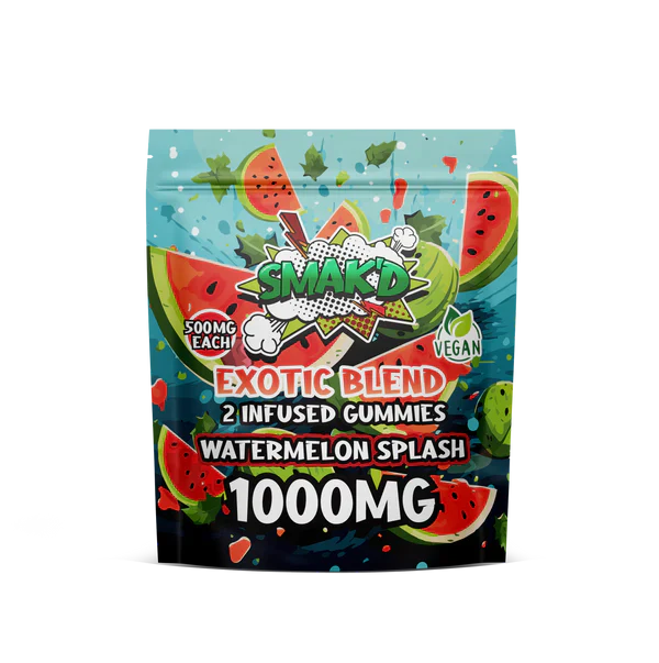 Smak'd Exotic Blend THC Infused Gummies I 1000mg