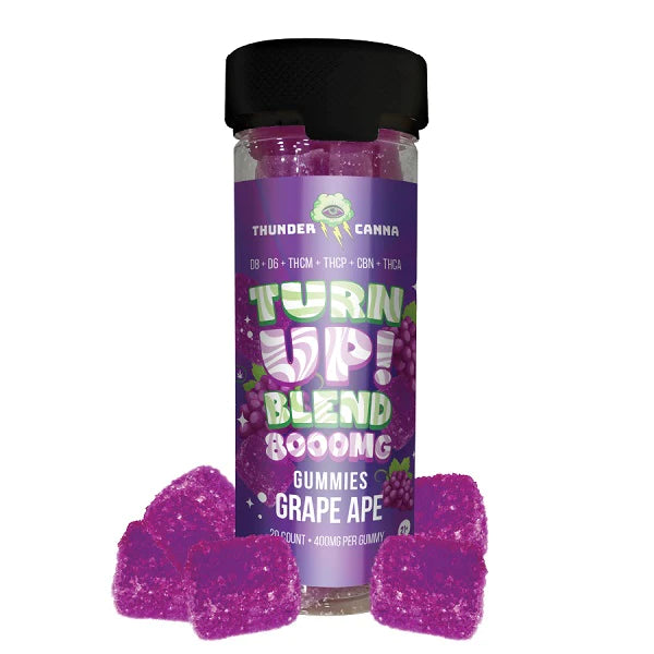 Thunder Canna Turn Up Blend THC Gummies I 8000MG