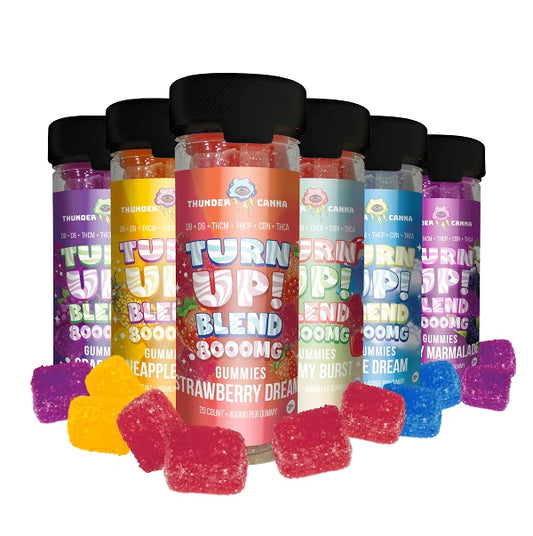 Thunder Canna Turn Up Blend THC Gummies I 8000MG