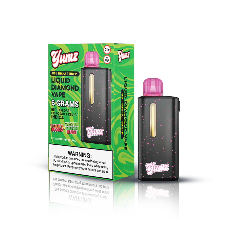 Yumz Liquid Diamond Disposable THC Vape I 6000MG