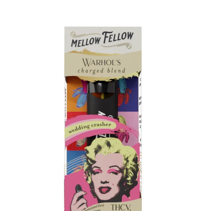 Mellow Fellow Warhol’s Charged Blend (Wedding Crasher) - THCv, PHC, CBG, - 2ml Disposable Vape - Vol. 3