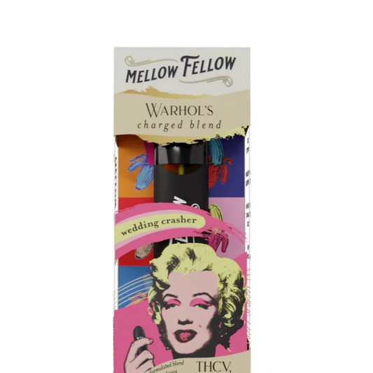 Mellow Fellow Warhol’s Charged Blend (Wedding Crasher) - THCv, PHC, CBG, - 2ml Disposable Vape - Vol. 3