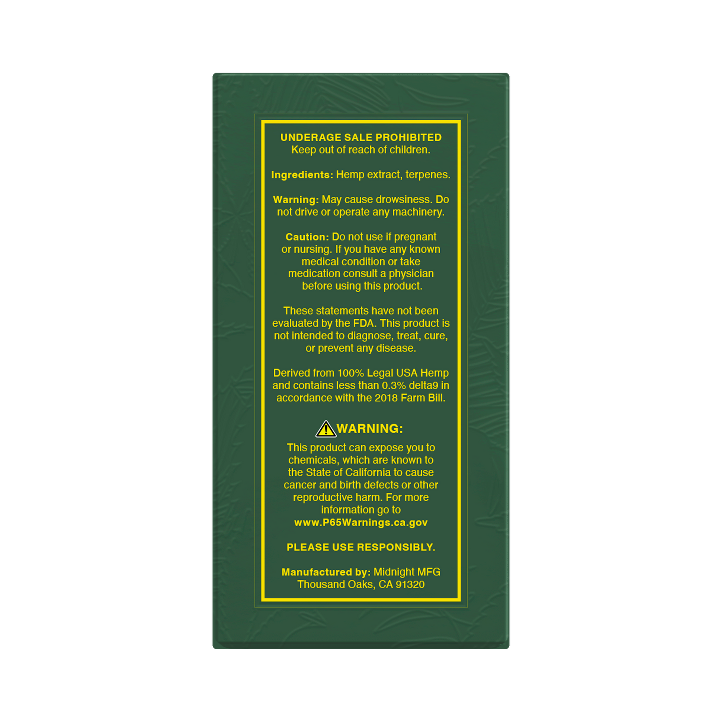 Hidden Hills Live Resin Cartridge | 2g