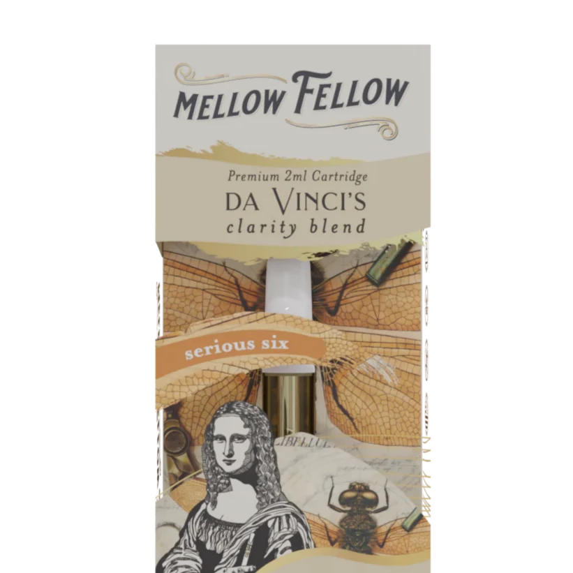 Mellow Fellow Da Vinci's Clarity Blend - 2ml Vape Cartridge - Serious Six