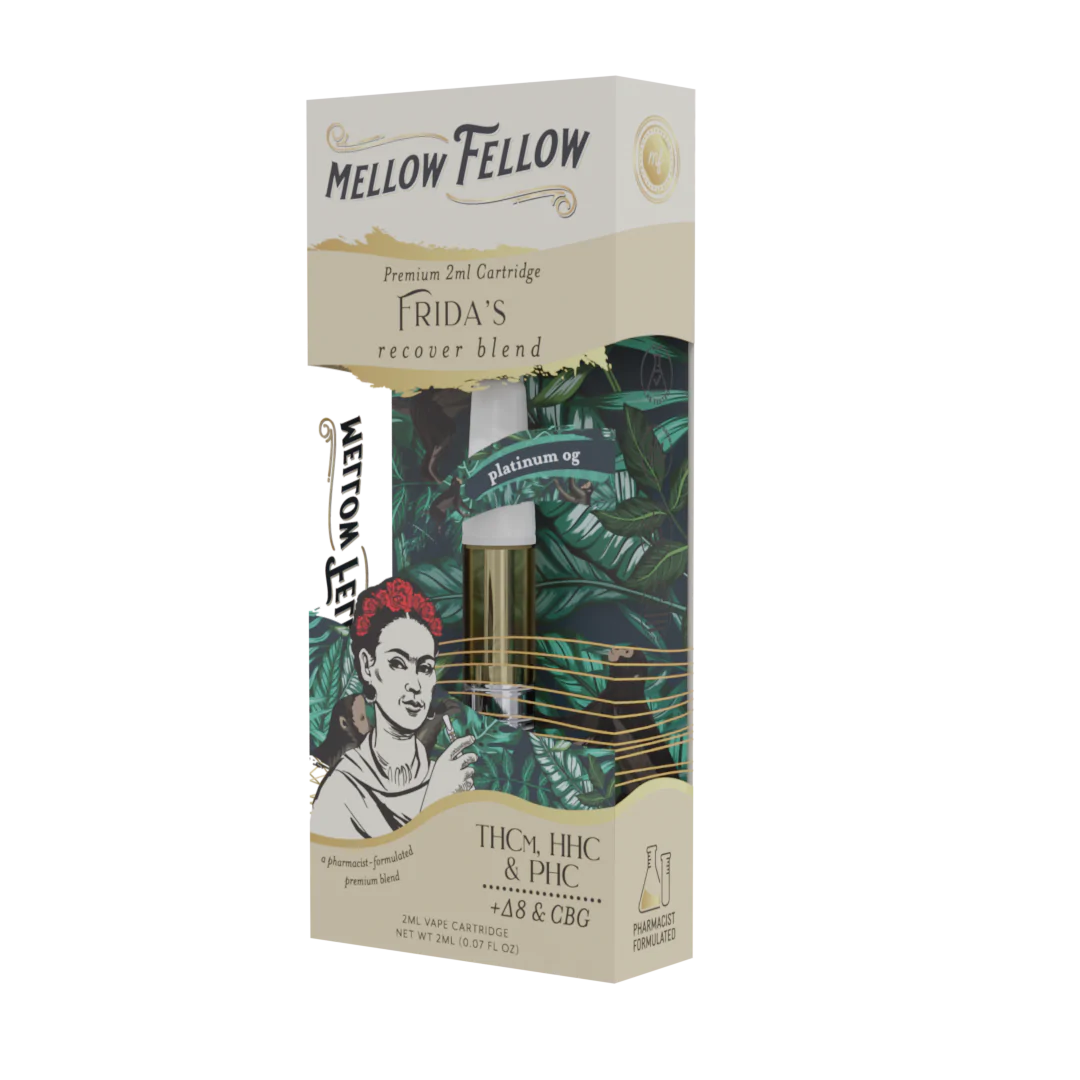 Mellow Fellow Frida's Recover Blend - 2ml Vape Cartridge - Platinum OG