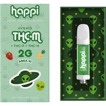 HAPPI THC-M  Premium Vape Cartridges I 2G