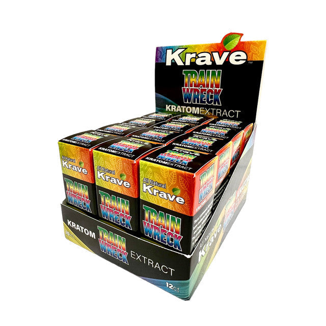 Krave Kratom Extract Shot - TRAINWRECK