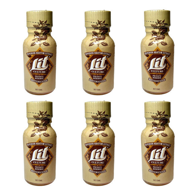 Lit Culture Kratom Extract Shot 15ml - Butterscotch