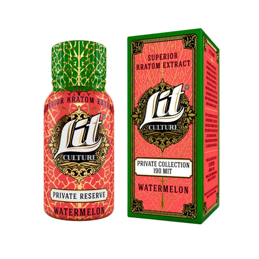 Lit Culture Kratom Extract Shot 15ml - Watermelon