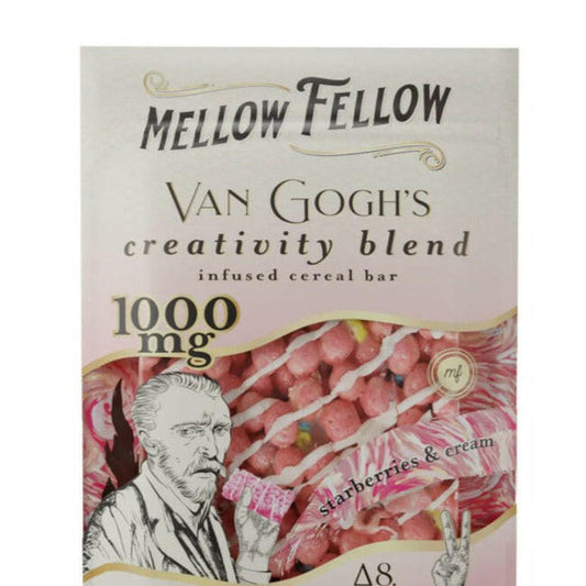 Mellow Fellow Van Gogh’s Creativity Blend Cereal Bar – Strawberries N Cream 1000mg