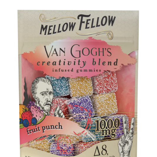 Mellow-Fellow-Van-Goghs-Creativity-Blend-m-fusions-gummies-bags-fruit-punch-1000mg