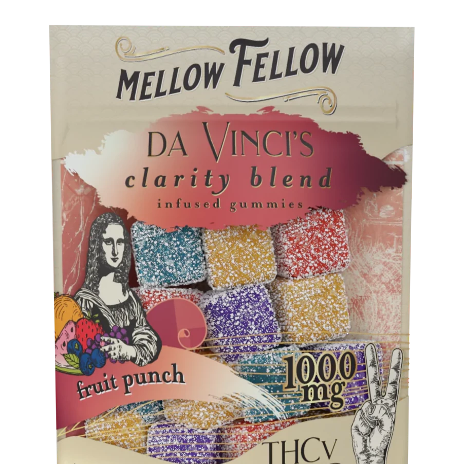 Mellow-Fellow-da-vincis-clarity-blend-m-fusions-gummies-bags-fruit-punch-1000mg