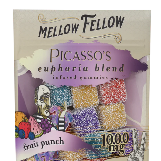 Mellow Fellow Picasso’s Euphoria Blend M-Fusions Gummies I 1000mg