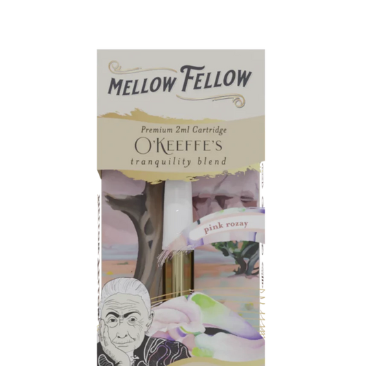 MELLOW FELLOW Okeeffe's Tranquility Blend - 2ml Vape Cartridge - Pink Rozay
