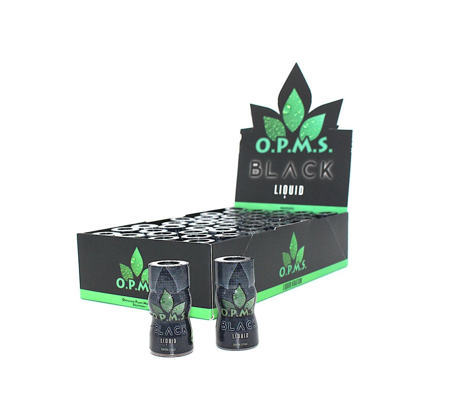 O.P.M.S.® BLACK LIQUID Kratom Extract Shot
