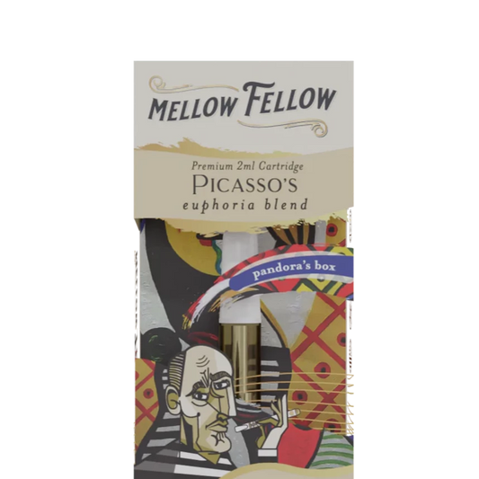 Mellow Fellow Picasso's Euphoria Blend - 2ml Vape Cartridge - Pandora's Box