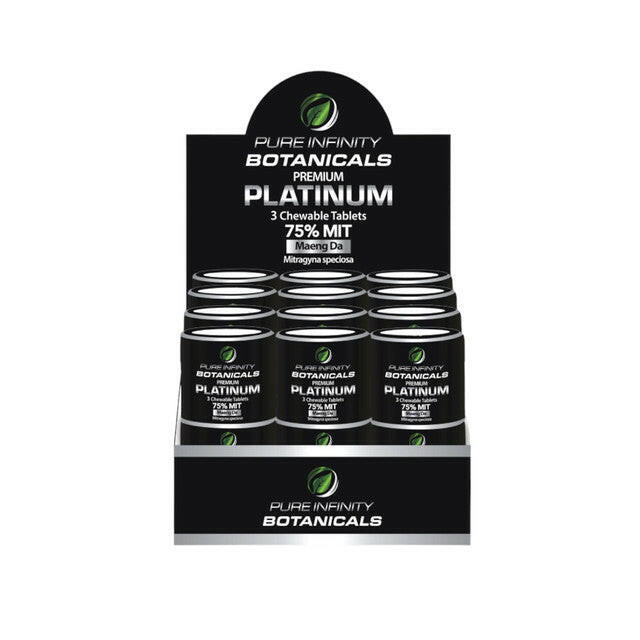 Pure Infinity Botanicals Platinum Kratom Extract 3 Tablets