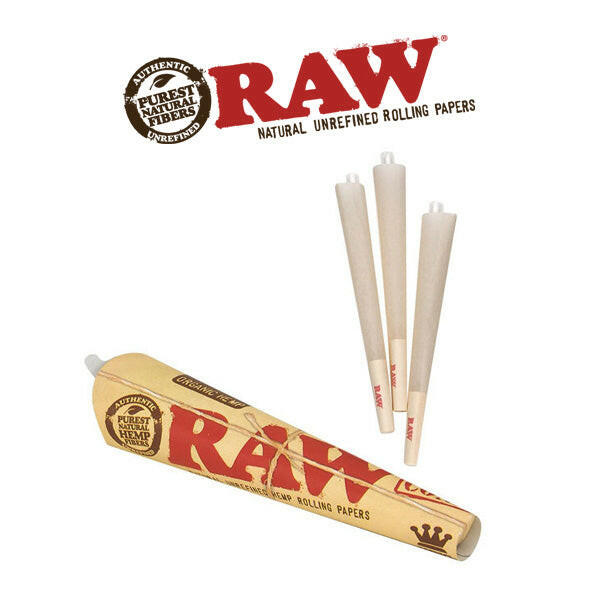 RAW Classic King Size Pre-Rolled Cone (Pack of 3)