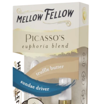 Mellow Fellow Picasso’s Euphoria Blend - 2ml Cartridge Duo (4ml) - Truffle Butter & Sundae Driver