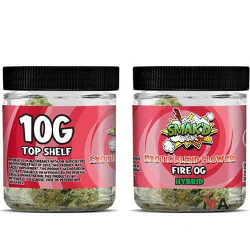 Smak'd Exotic Blend Delta 8 + CBN Flower I 10G Jar