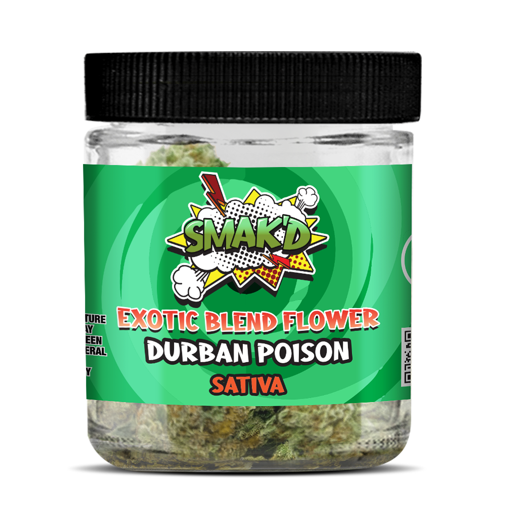 Smak'd Exotic Blend Delta 8 + CBN Flower I 10G Jar