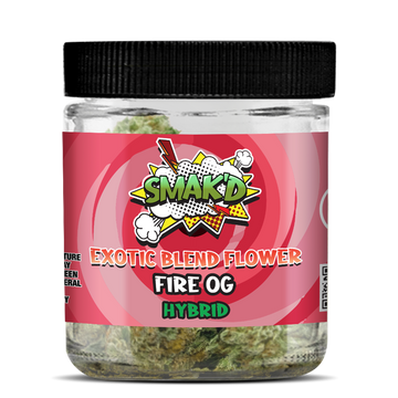 Smak'd Exotic Blend Delta 8 + CBN Flower I 10G Jar