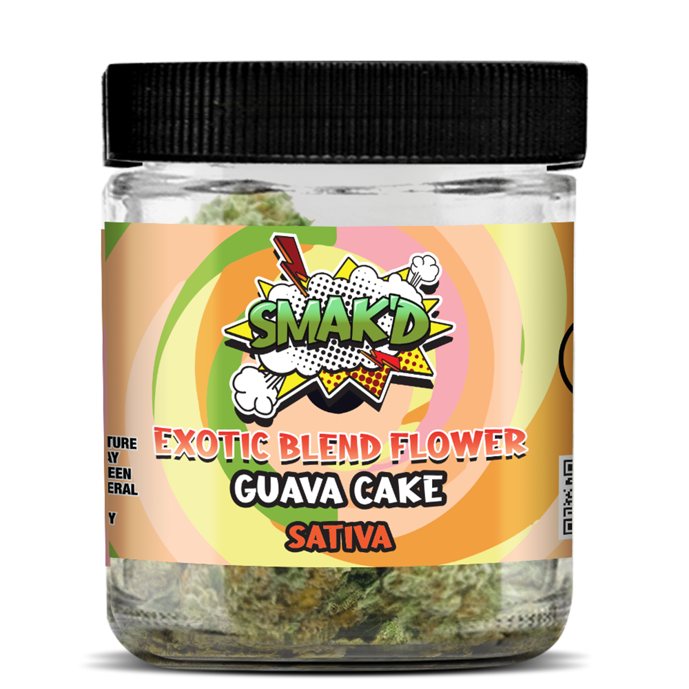Smak'd Exotic Blend Delta 8 + CBN Flower I 10G Jar