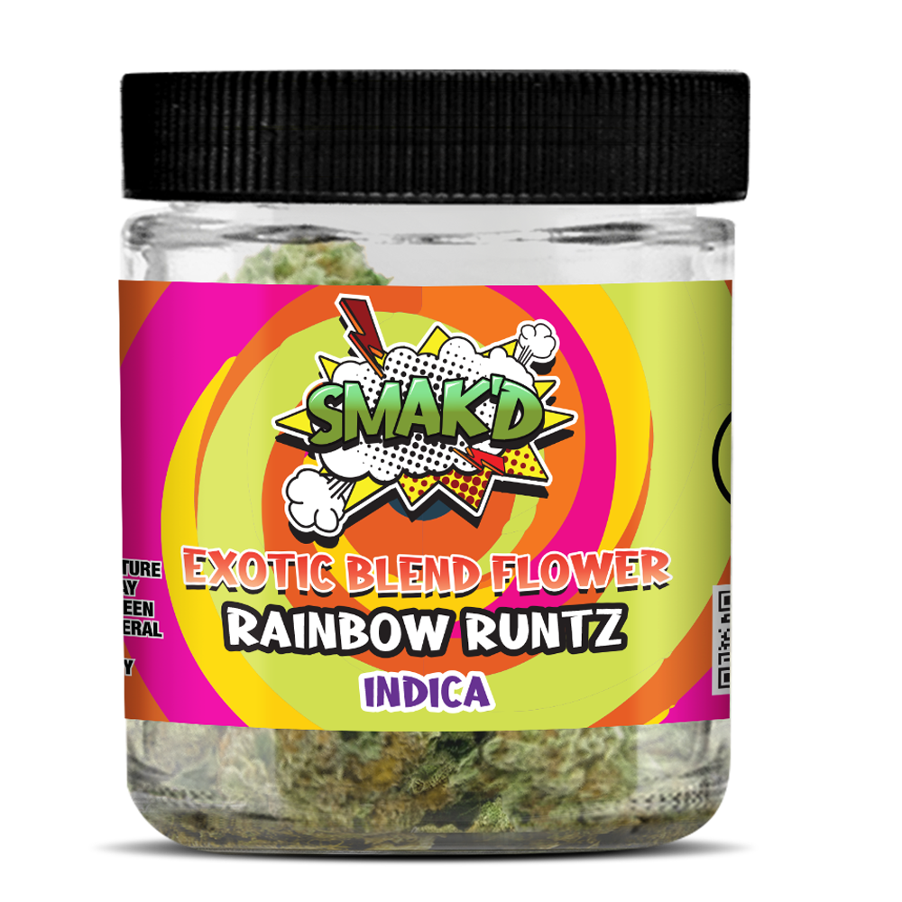 Smak'd Exotic Blend Delta 8 + CBN Flower I 10G Jar
