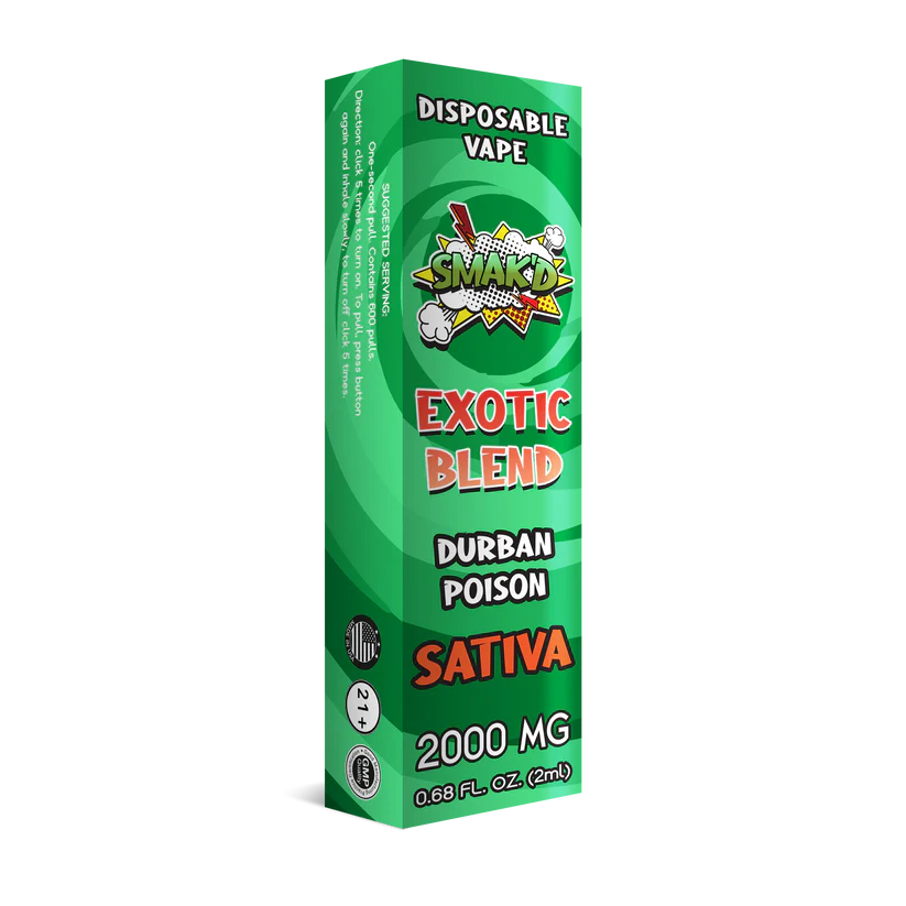 Smak'd Exotic Blend Disposable Vape I 2000 MG