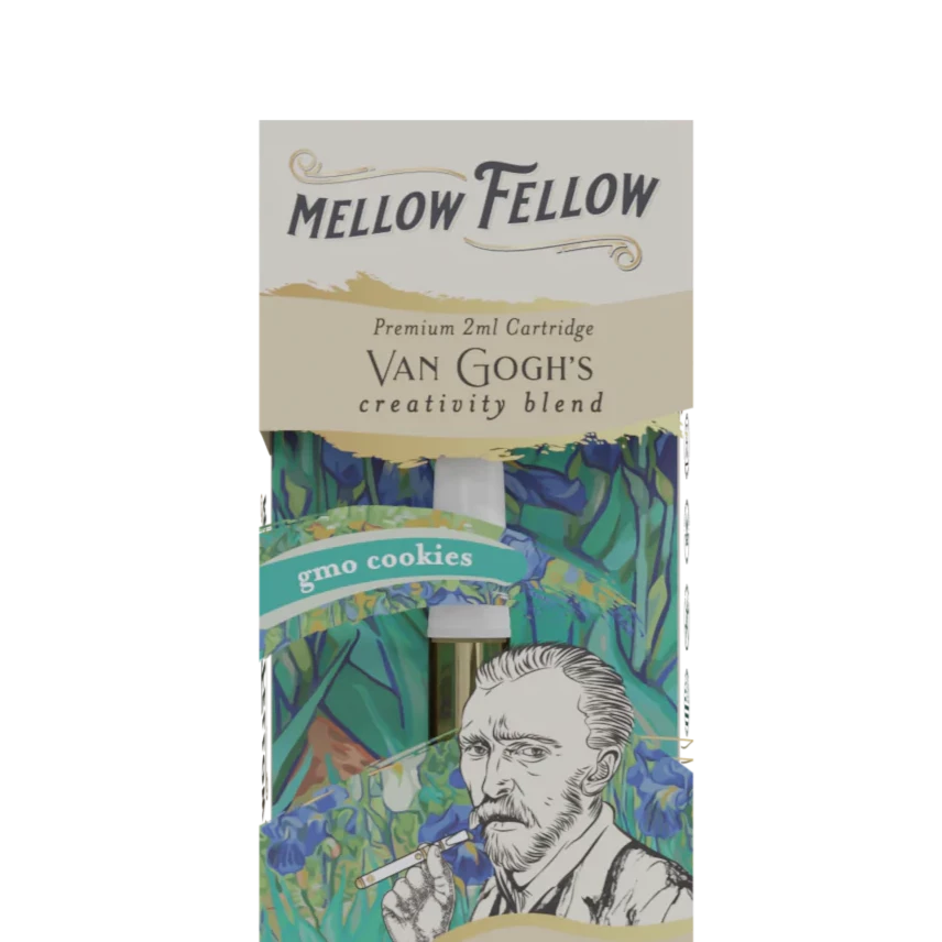 Mellow Fellow Van Gogh's Creativity Blend - 2ml Vape Cartridge - GMO Cookies