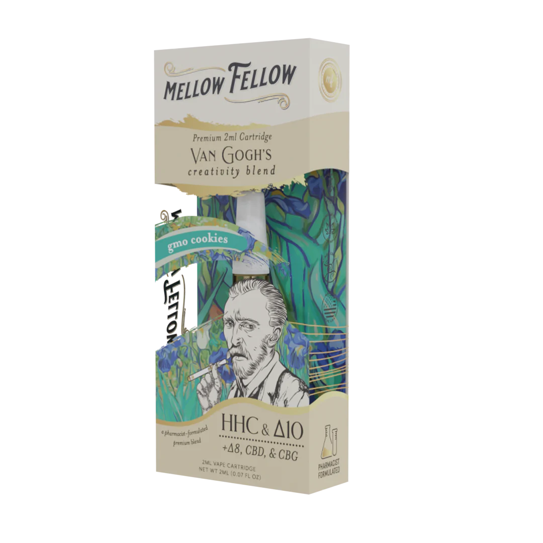 Mellow Fellow Van Gogh's Creativity Blend - 2ml Vape Cartridge - GMO Cookies